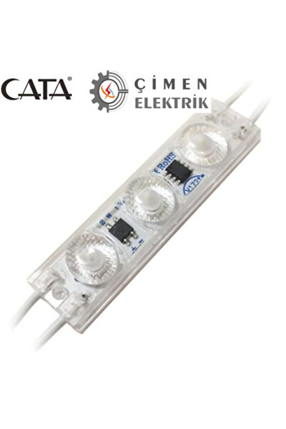 Cata 10 Adet CATA CT 4593 2W Tak Çalıştır 220V Modül Led 3200K Günışığı