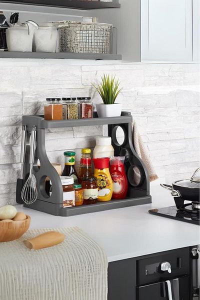 STOREMAX Bystoreby Life Countertop Organizer Organizer Gray Color Mit1066 Newdesing 646268