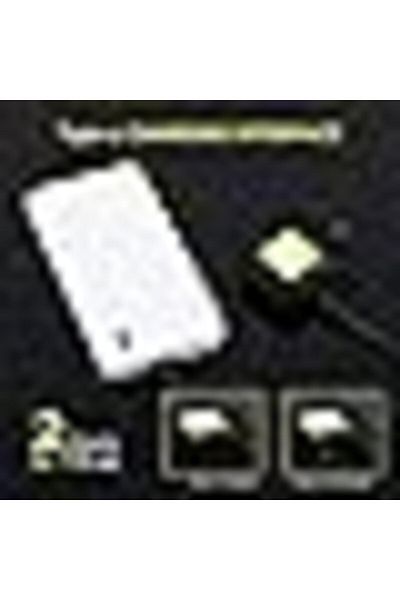 AWH LED Mini COB Flashlight, 1000 Lumens, USB Rechargeable, 3 Modes, Folding Bracket, Keychain