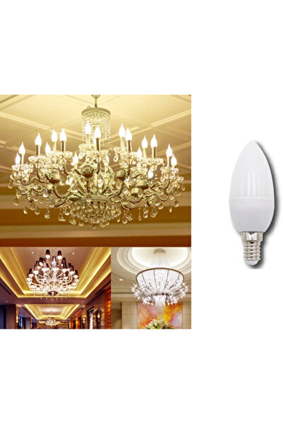 Cata 5 ADET CATA CT 4079 7W Buji Led Ampül 3200K Gün Işığı E14 Duy