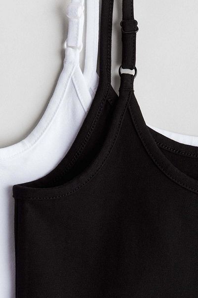 H&M 2-pack Cotton Strappy Tops