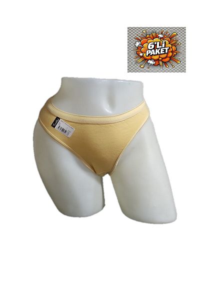 Pardon Paron Women's Bikini/Panties 6 Pieces