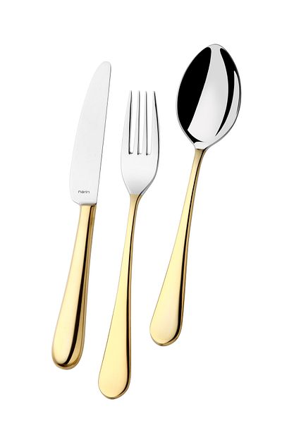Narin Epsilon Series - Gold - 18 Piece Cutlery Set