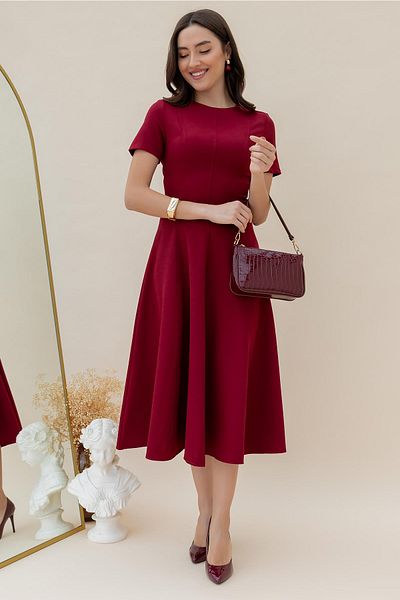 Sorridi Premium Dress with Skirt Flounce