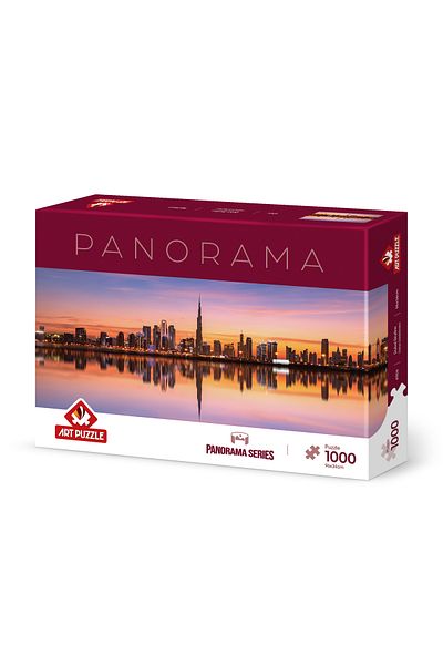 Art Puzzle Dubai Skyline 1000 Piece Panorama Puzzle