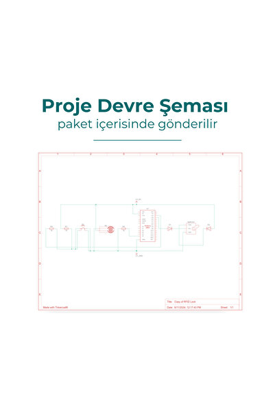RoboThink Arduino Rfıd Ile Kapı Kilidi Projesi - Hazır Kodlanmış Çalışan Proje Seti