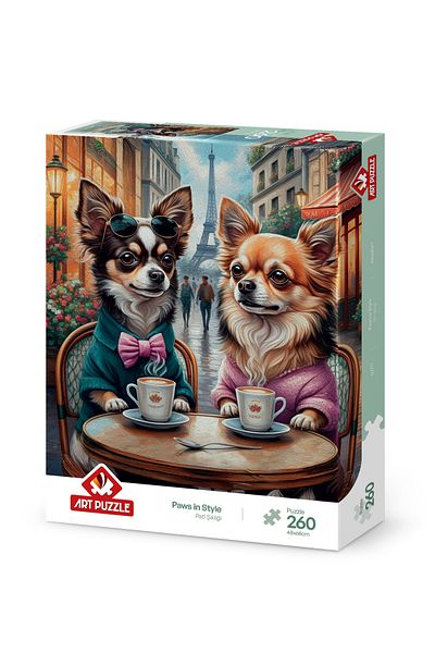 Art Puzzle Paw Elegance 260 Piece Puzzle