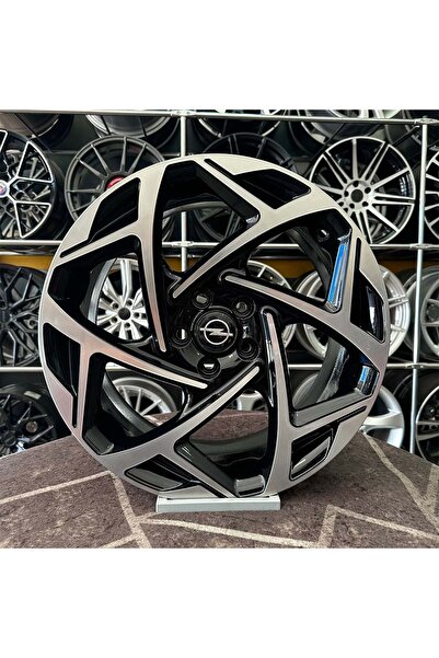 kormetal 18 inç 5x120 OPC Siyah Elmas Kesim Jant Modeli Opel (4 ADET)