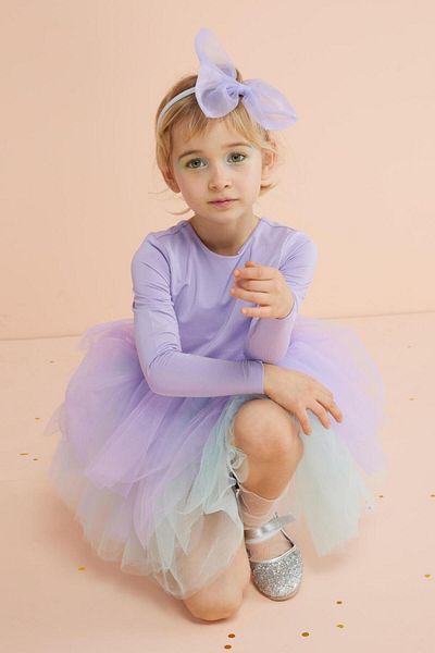 Le Mabelle Φόρεμα μπαλαρίνας για κορίτσια με λιλά φούστα Tutu - Miranda