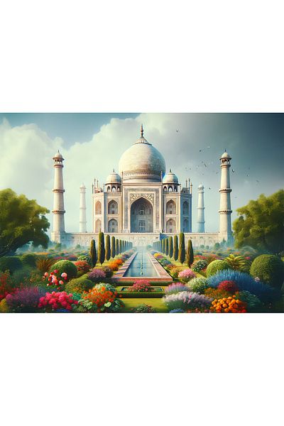 Art Puzzle Taj Mahal 1000 Piece Puzzle