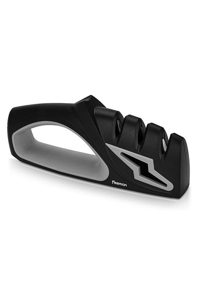Fissman 4-in-1 Knife Sharpener, 3-Stage Manual Knife Sharpener and Scissors Sharpener