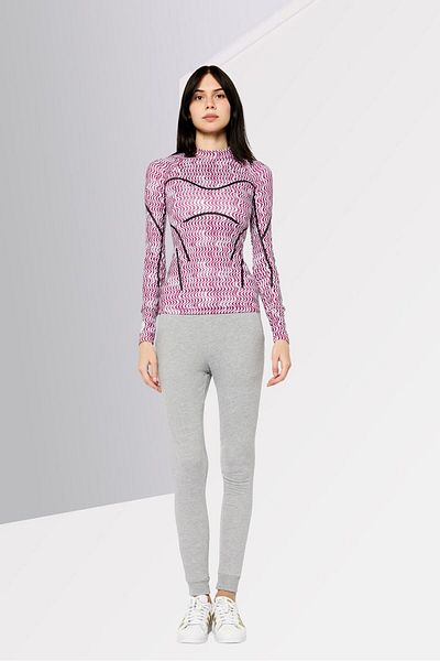 adidas Women Sportswear Fit Long Sleeves Training Top, Burgundy