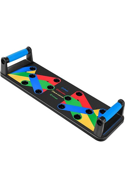 AWH Push Up Board 9-in-1, Multi-Functional Home Workout Equipment, Chest & Arm Strength Training