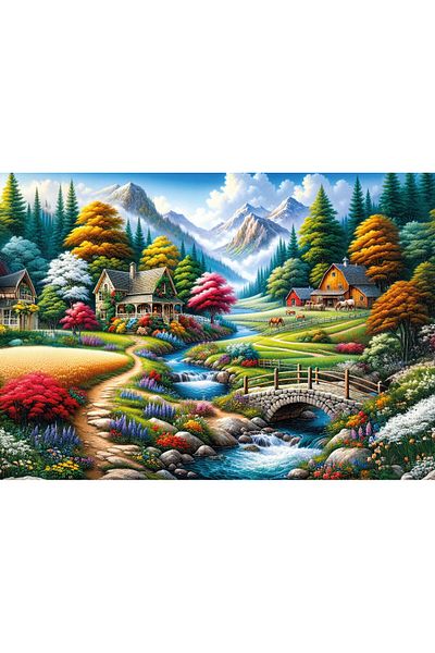 Art Puzzle Field of Colors 260 Piece Puzzle