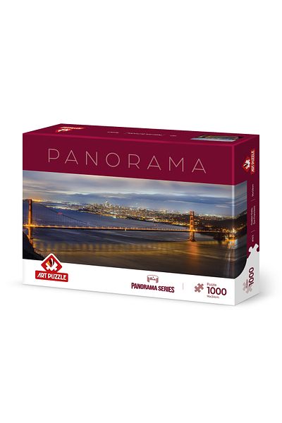 Art Puzzle Golden Gate, San Francisco 1000 Piece Panorama Puzzle