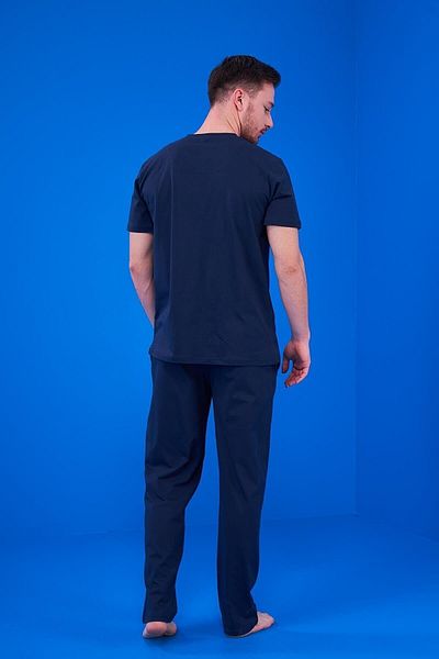 Pjs Pijama Pjs 23325 Ανδρικές πιτζάμες με πατιλέτες και σορτς 3 τεμαχίων