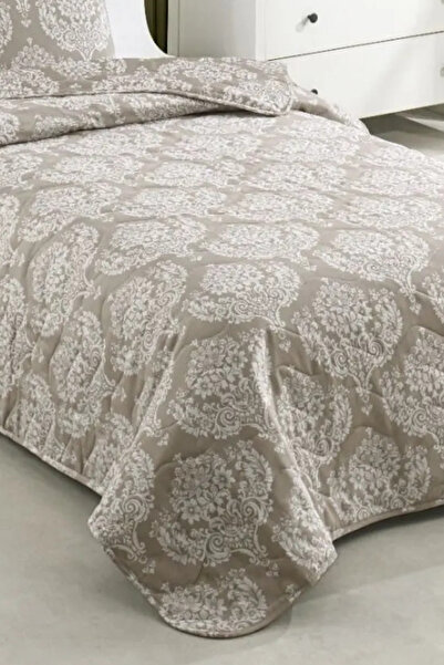 Eponj Home Kapitone Yatak Örtüsü Seti Tek Kişilik Post Kahve