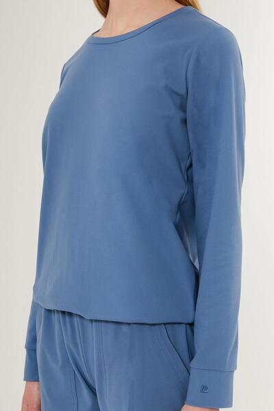 Pierre Cardin 8749 Embroidered Kadın Uzun Kol Pijama Takım