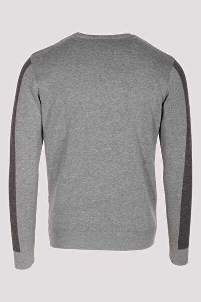 NCS Men's Knitwear Grimelange Crew Neck Patterned Slim Fit Cotton Sweater NCS JEANS 3740