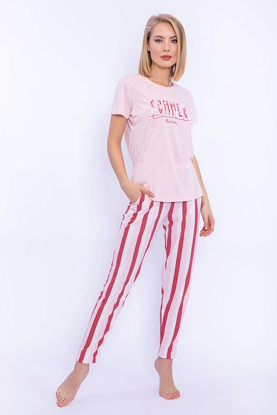 Pierre Cardin 8275 Summer Dust Salmon Îmbrăcăminte de casă pentru femei Slim Fit