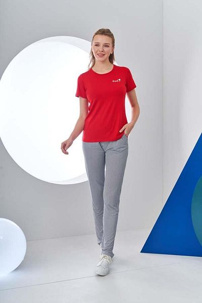 PJS 24178 طقم بيجامة نسائي بأكمام قصيرة