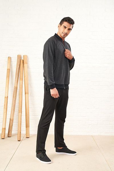 Pjs Pijama Σετ ανδρικής φόρμας Pjs 22612 με φερμουάρ