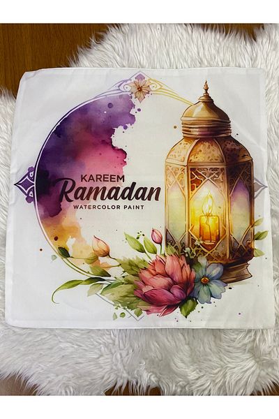 skycott Σετ μαξιλαροθήκης με στάμπα φαναριού Ramadan για το Ραμαζάνι, Σετ 3 τεμαχίων με ψηφιακή εκτύπωση Ramadan Kareem 3d