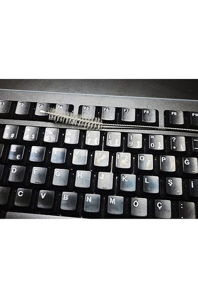 doremodam Practical 3-Piece Brush - Flexible and Bendable Cleaning Brush between Keyboard and Mouse