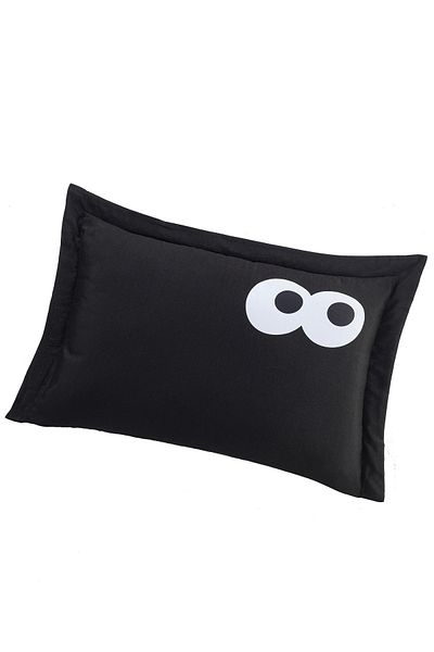 Eponj Home Oxf negru. Față de pernă amuzantă