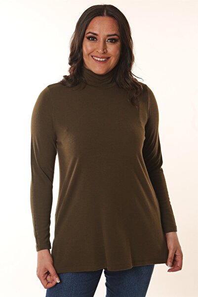 Metpoint Basic Half Fisherman Khaki Blouse