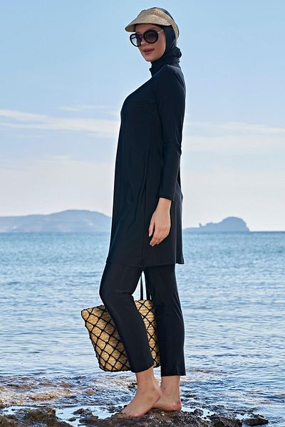 Ruko Maio 23125 Γυναικείο ζιβάγκο Lycra Fabric Full Hijab μαγιό