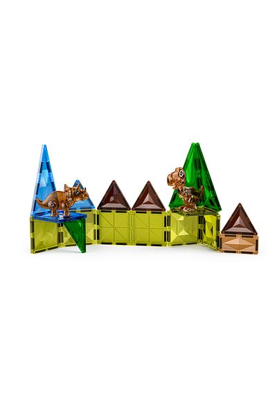 Magnetic Fields Dinosaur 3D Diamond Magnetic Tiles set-18 Pcs
