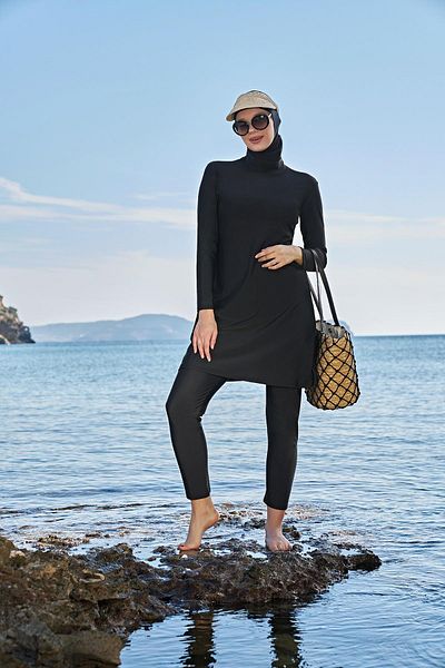 Ruko Maio 23125 Γυναικείο ζιβάγκο Lycra Fabric Full Hijab μαγιό