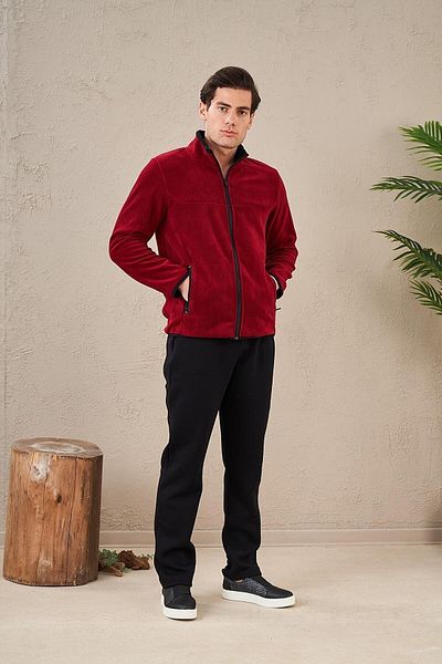 Pjs Pijama Pjs 23714 Trening pentru bărbați din fleece cu fermoar