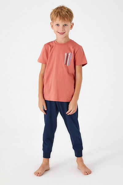 ROLY POLY 3019 Afterwave Men's Short Sleeve Pajama Set