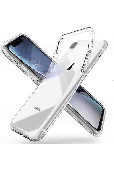 AWH جراب iPhone XR - غطاء خلفي شفاف وواقي ناعم من مادة TPU [شفاف للغاية]