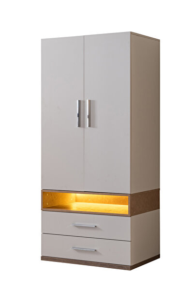 Setay Gardırop, Milano 2 Kapaklı Çekmeceli Dolap