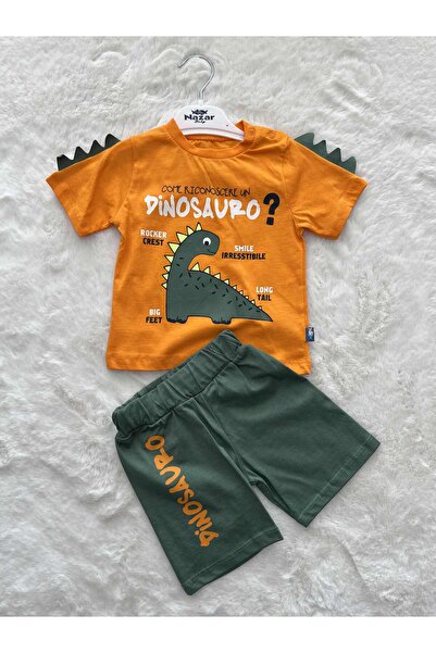 nazar baby Dinazor Baskılı Süprem Erkek Takım