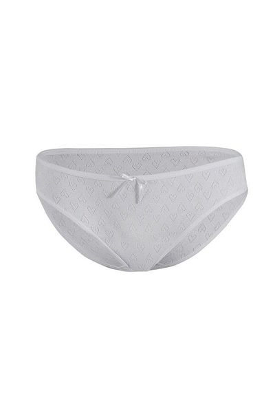 Yıldız İç Giyim Γυναικεία σλιπ μπικίνι Star 3575 White Heart