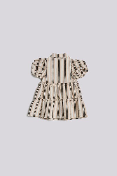 GB Baby BG Store Kız Bebek Çizgili Elbise