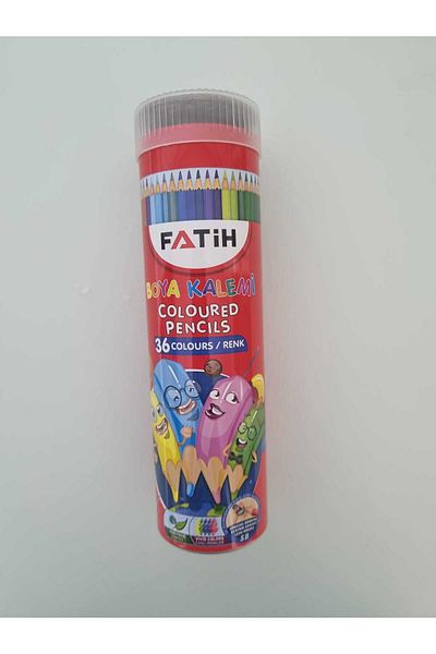 Fatih Dry Paint Metal Tube Box Full Size 36 Colors (1Pcs)