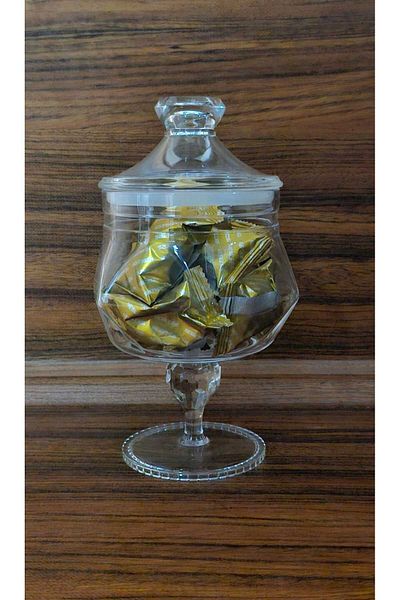 AR HOME وعاء الحلوى المصنوع من الأكريليك