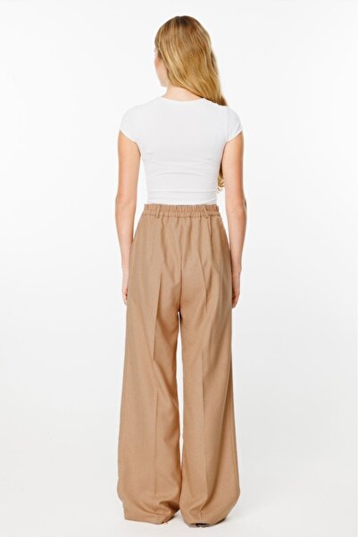 Venoura Premium Pileli Palazzo Pantolon