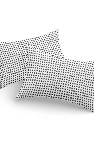 Eponj Home White Space Combination - Σετ 2 Μαξιλαροθήκες 50x70 cm