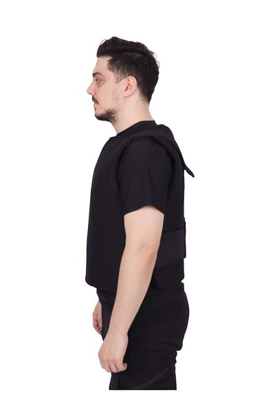 KORDAK Black Bulletproof Vest – Ballistic Steel Vest (Level 3A) – Plus Size