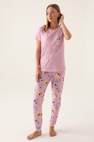 ROLY POLY 3403 Model Callim Women's Short Sleeve Pajama Set
