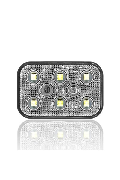 Sanel 24V Universal Kare 6 Led Dış Makan Uyumlu Beyaz SBD24W6