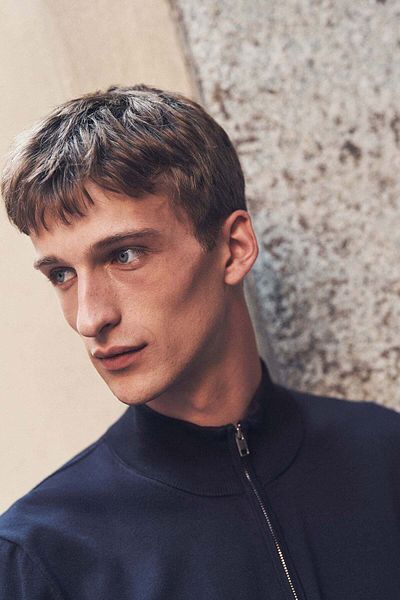 H&M Slim Fit Zip-top Fine-knit Jumper