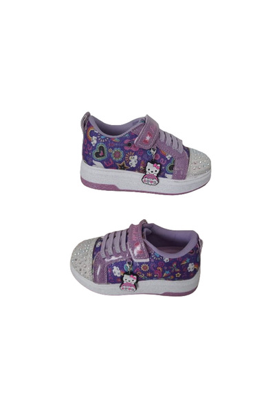 Prokids Taşlı Kız Çocuk Spor Ayakkabı, Hello Kitty Desenli Ortopedik Taban Sn...