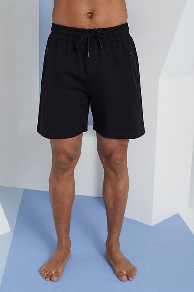 KLY Ανδρικό σορτς με φερμουάρ 302 Plus Size